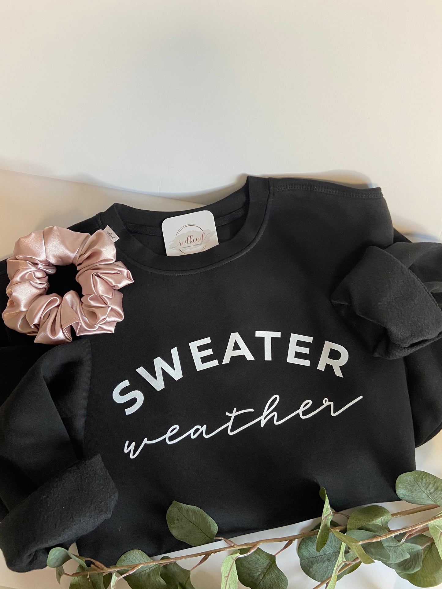 Sweater Weather crew neck (Black)