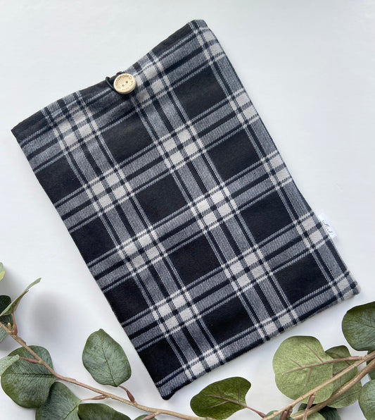 Black Grey plaid